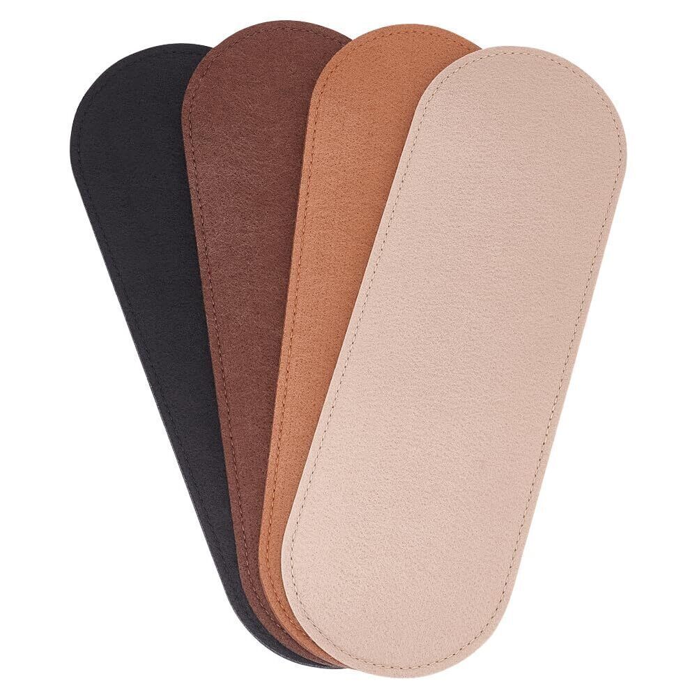 1594 4 Colors Felt Base Shaper 11.8x3.9 inch Oval Purse Organizer Insert